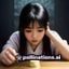 美食创作者林小橙的头像，年轻女性，活泼笑容